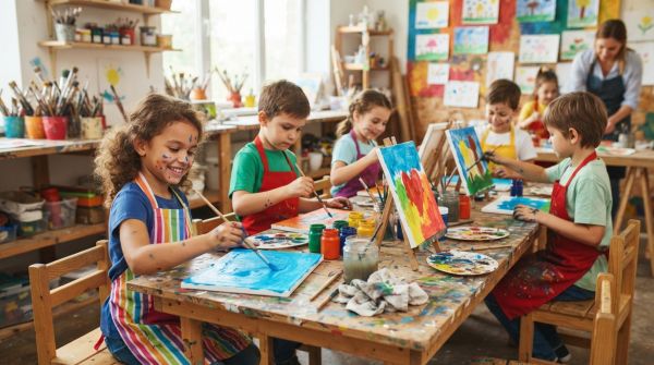 Ateliers Créatifs de Peinture pour Enfants : Éveiller leur Imagination tout en S'Amusant !
