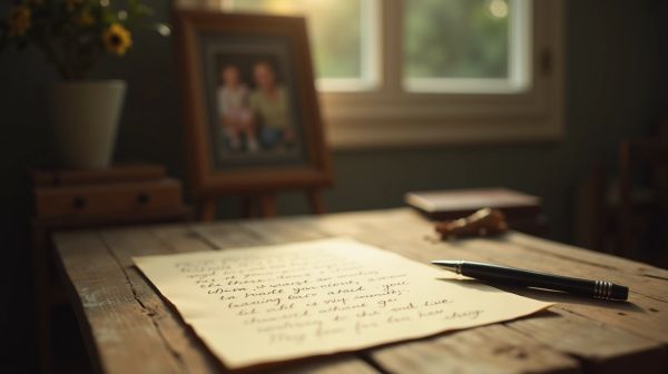 Lettre de condoléances pour la famille d’un cousin : comment exprimer votre soutien avec des mots adaptés